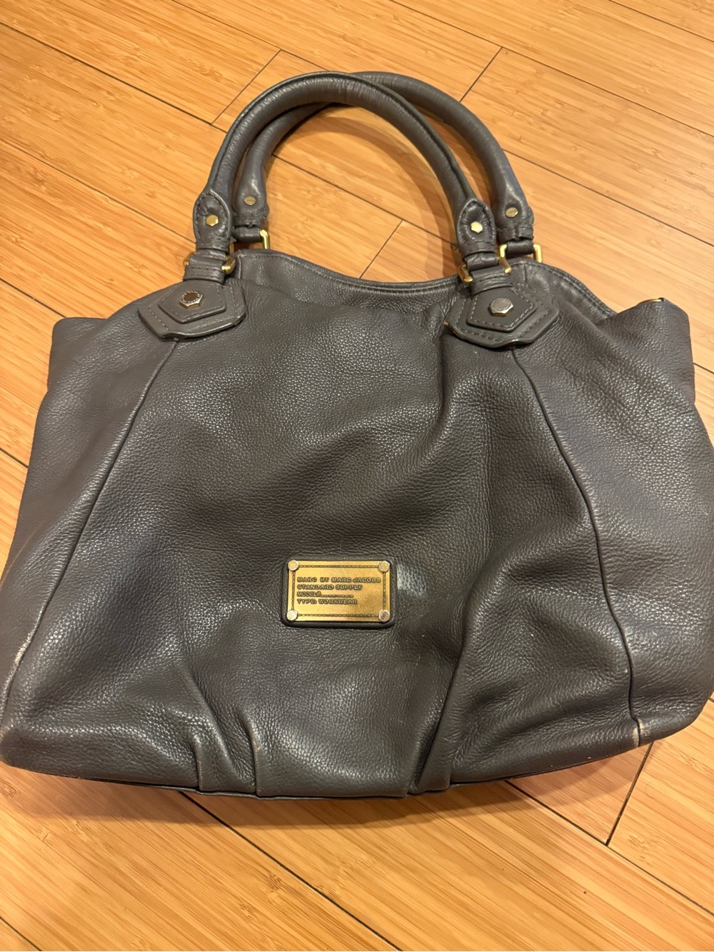 Marc by Marc Jacobs Brown Pebbled Leather Shoulder Bag